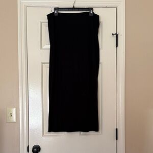 Old Navy Black Maxi Skirt - Straight Silhouette